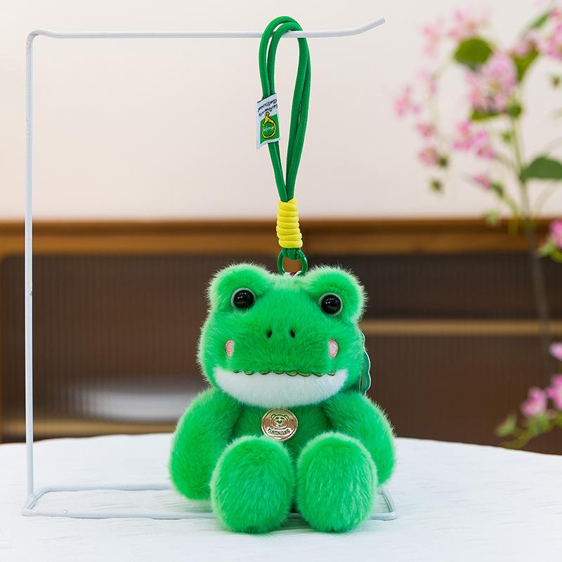 Running Animal Doll Plush Toy Cute Panda Bag Keychain Doll Doll Gift