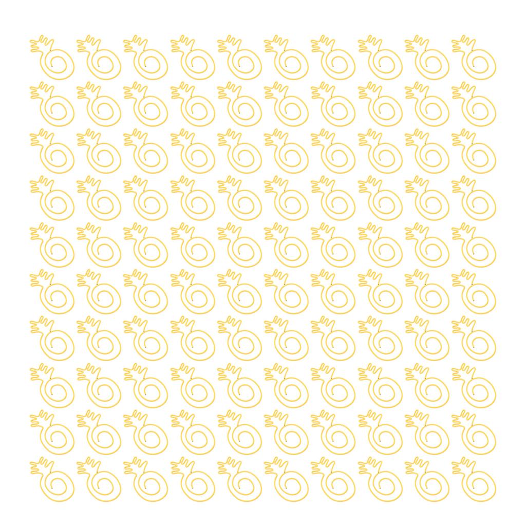 100Pcs Gold Paper Clips Cute Stylish Strong Metal  Widely Used Cute Paper Clips for School Of