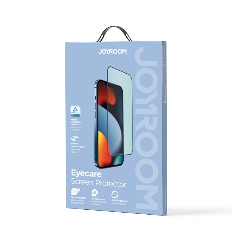Joyroom Green Knight iPhone 14 Plus Tempered Glass - Full Screen & Blue Light Shield (JR-G03)