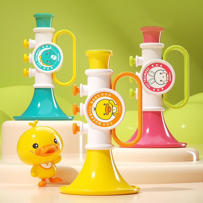 Baby Trompete Spielzeug Niedliche Bunte Musikinstrumente Spiel Kinder Geschenke Pfeife Horn Spielzeug Frühes Montessori Lernspielzeug