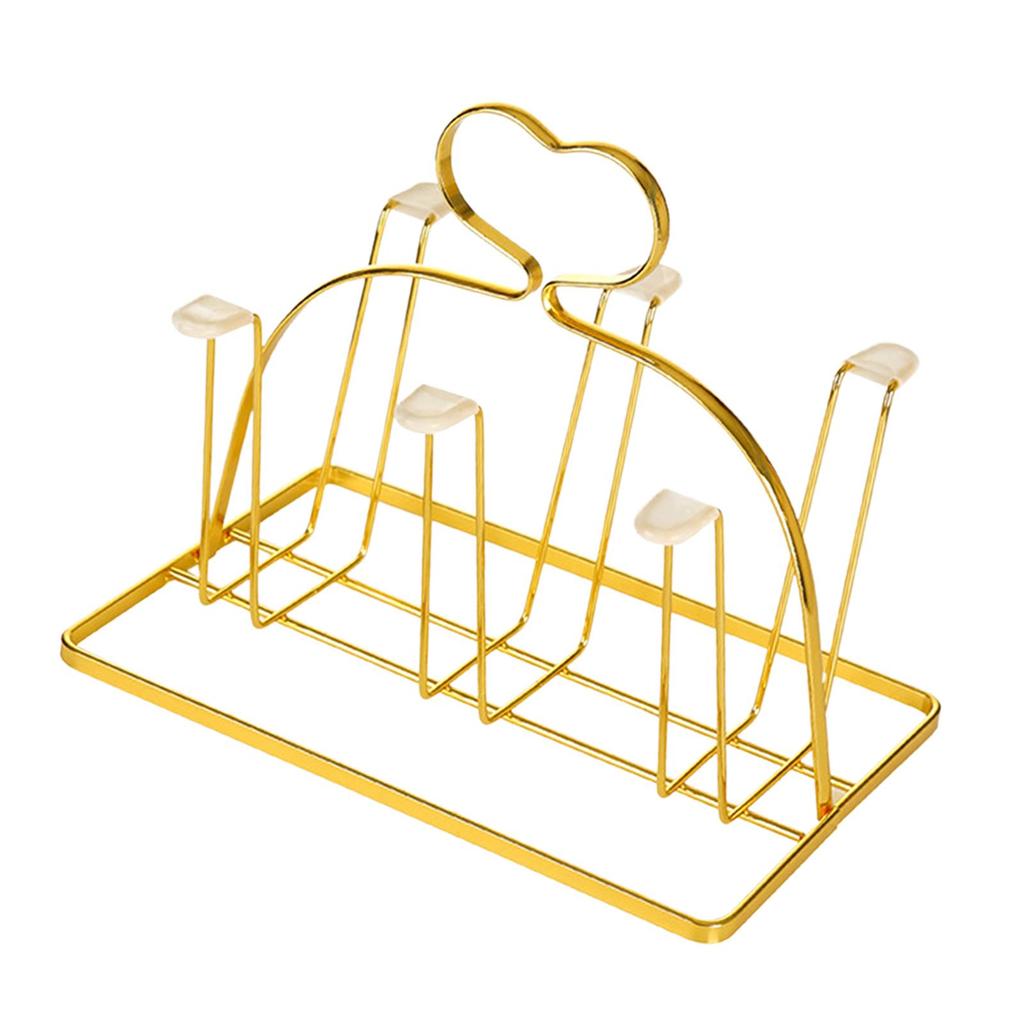 Kitchen Drain Cup Holder Glass Water Rack for Dining Living Room Style B