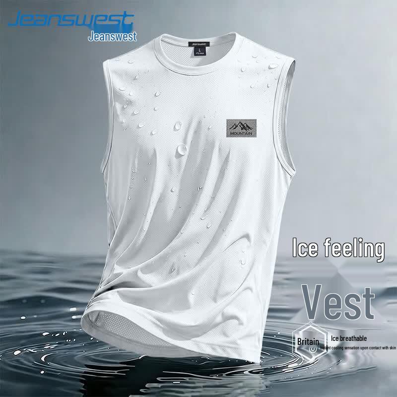 Jeanswest Men s Ice-Cool Breathable Athletic Vest 5XL