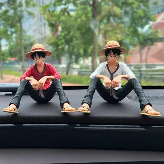 Luffy Yukino One Piece Dashboard Ornament - Cute Car Decoration Figure