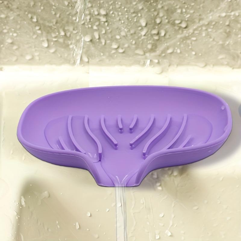 Seifenschale Haus Badezimmer Ablage Seifenhalter Einfach und Kreativ Silikon Seifenschale Badezimmerzubehör Badezimmer Duschzubehör
