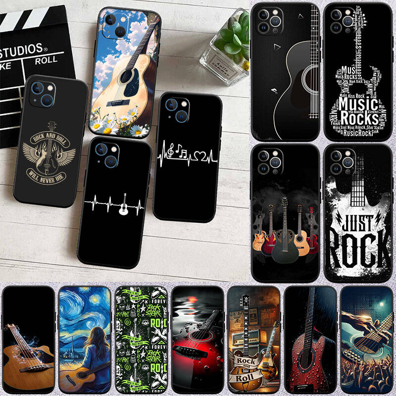 RT60 Music guitar Case for Samsung Note 20 10 S25 S26 Plus Ultra Lite FE A51 A52 A53 A71 A72 A73 M20 M30 M21 M31 M51 A11 A70 A56 A26 A27