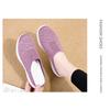 Women's Oversized Cloth Shoes, Breathable Fly Woven Shoes, Soft Soled Casual Shoes