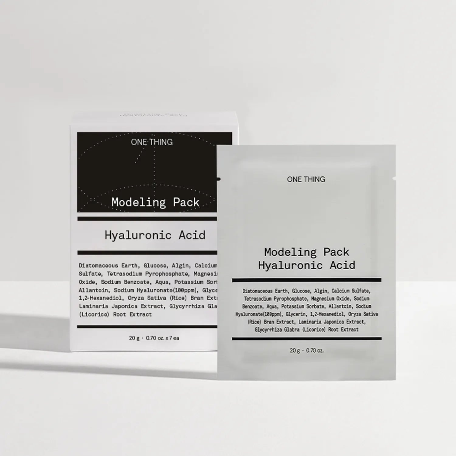 ONE THING Hyaluoronic Acid Moldeling Pack 7ea 7pcs
