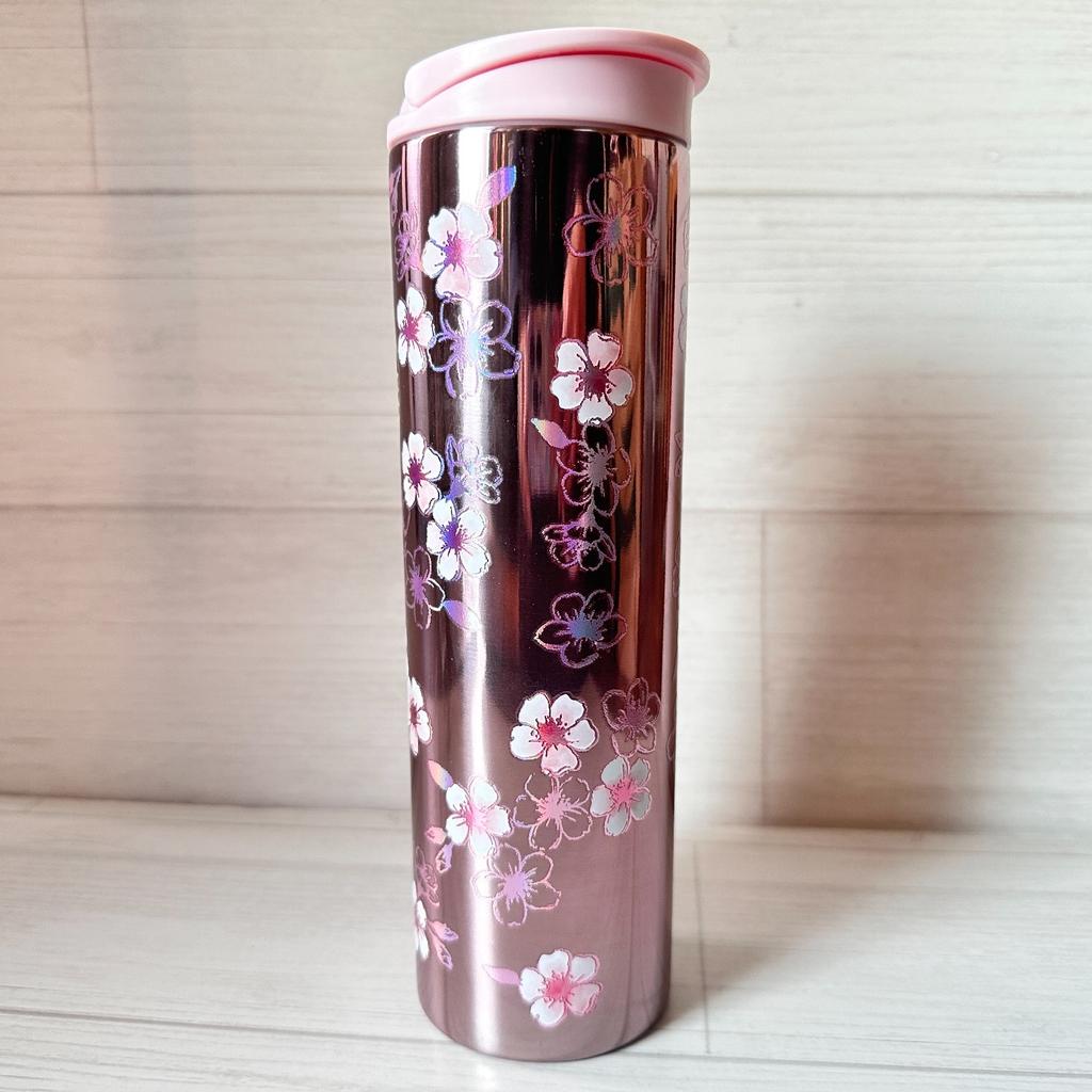 Starbucks Japan SAKURA 2026 Stainless Bottle 16oz 473ml Cherry Blossom Pink