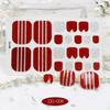 New Summer Foot Stickers Waterproof Beach Toe Nail Stickers Girls Simple Little Chrysanthemum Nail Stickers