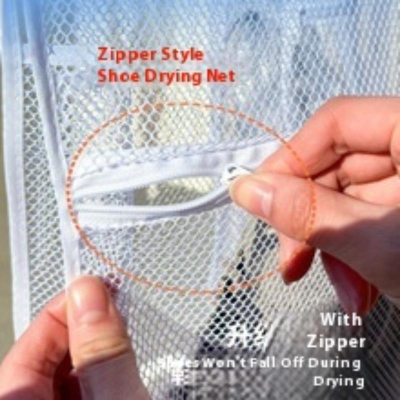 Sneaker-Waschbeutel Strapazierfähiges Gewebe Dicke Schicht Wäschebeutel Für Schuhe Kleidung Lüften Trocknen Netzbeutel Wiederverwendbar Für Damen Herren