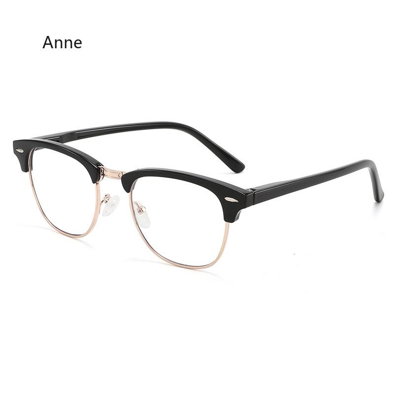 Ochelari de citit pentru presbiopie TR90 Bărbați Vintage de Lux Semi-Rame Ochelari Transparenți Blocare Lumină Albastră Antioboseală Ochelari de Computer