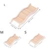 Wood Wooden Hamster Bridge Easy Installation Hamster Interactive Toy  Pet Cage Accessories