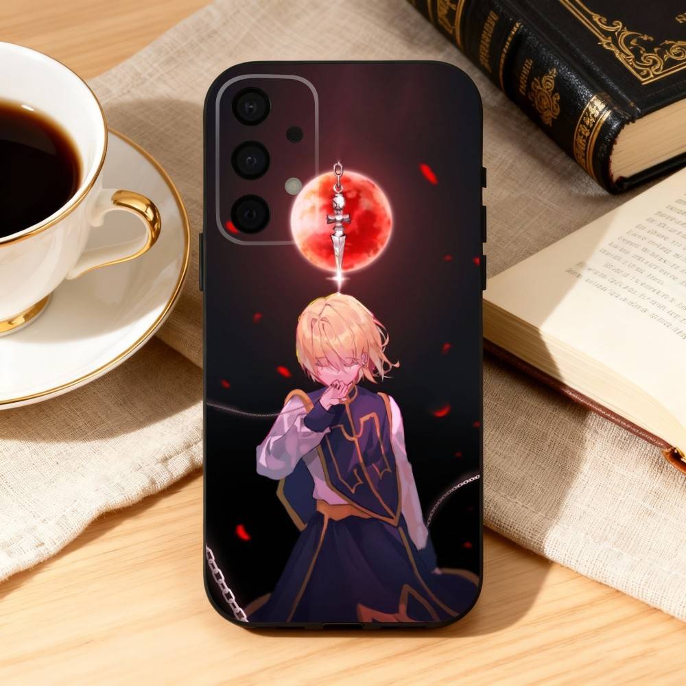 K-Kurapika H-Hunterpedia-A Phone Case For Samsung Galaxy A73,A72,A71,A70,A53,A52,A51,Soft Silicone Black Cover