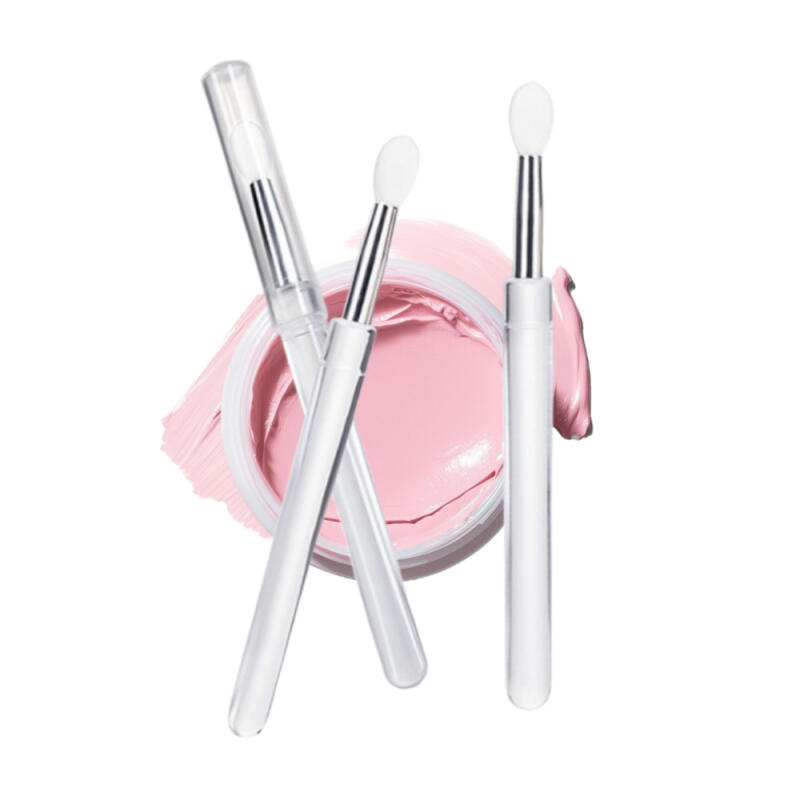 

Hygienic silicone tip lip nail glitter brush