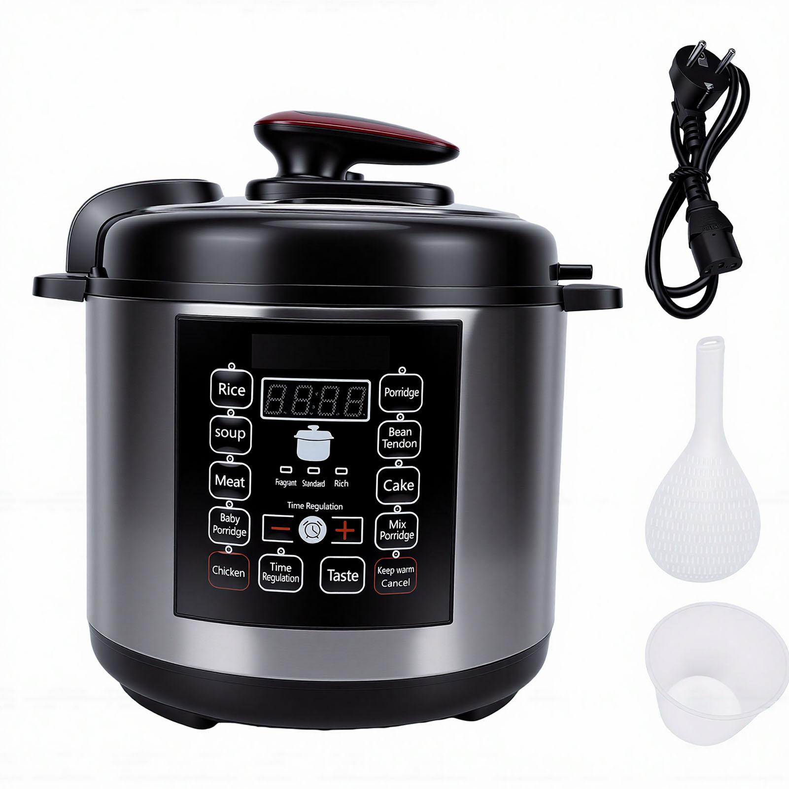 Fishine Pressure Cooker High Efficiency High Safety 6L Multi Cooker With Reservation Function For Rice Cooker Slow Cooker