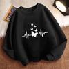 Retro Heart & Butterfly Pullover Hoodie for Kids - Boys & Girls Autumn/Spring Casual Sportswear