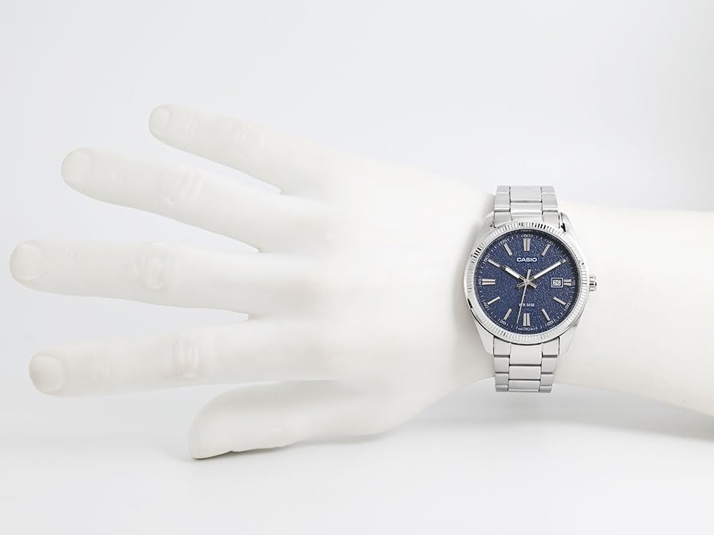 CASIO Analog Quartz STANDARD Silver Blue MTP-1302DA-2A1