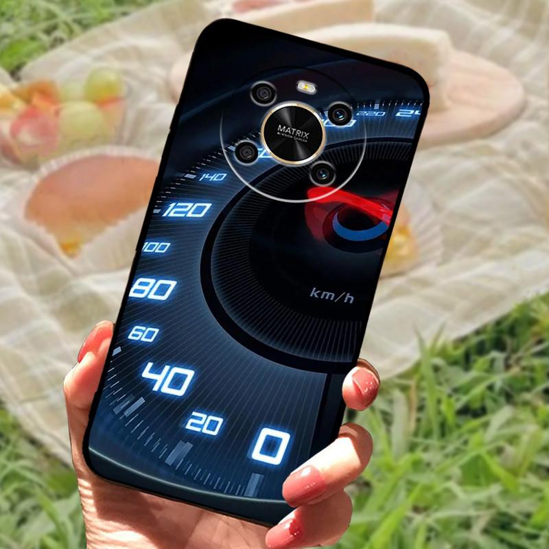 For Honor X 9 4G Case Silicone Soft Marble Protective Covers For Honor X9 Cases Fashion Black Bumper for Huawei Honor X 9 Fundas