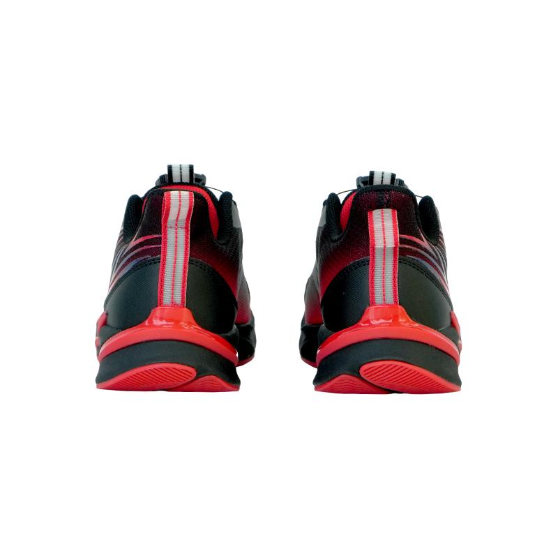 Anta Childrens Red Flame Fabric Synthetic Leather Comfortable Versatile Running Shoes Kids Running Shoes Black Hot-Red Signal-Blue 312445511R-2