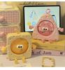 Cute Cheese Mini Electric Desktop Fan: Summer Office & Dorm Stand Charger