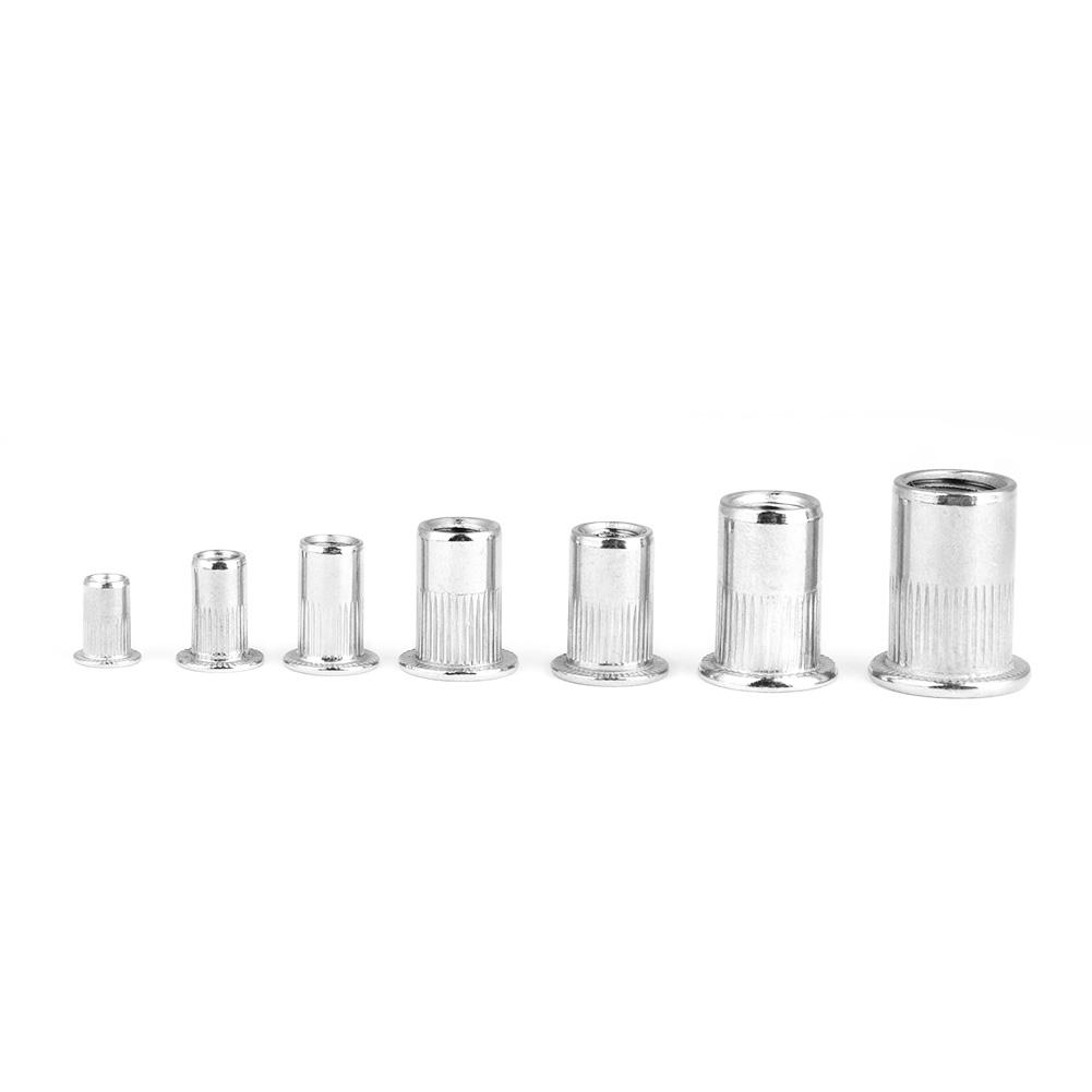 93pcs Threaded Insert 1 Box M3, M4, M5, M6, M8, M10 304 Stainless Steel Blind Rivet Nut Set