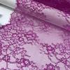 3m x 23cm French Eyelash Lace, Non-stretch Purple Chantilly Lace Trim for Bra, Underwear, Lingerie, Dress, Garment, Sewing & Crafting