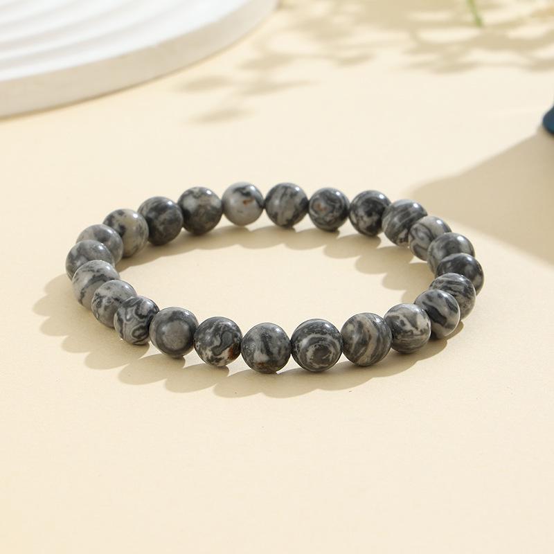 8mm Natural Stone Bracelet: Amethyst, Tiger's Eye, and Agate Jewelry