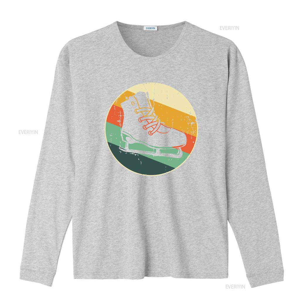 Retro Ice Skating T Shirt Skater Figure s Skates vintage Washed streetwear Soft Breathable Versatile Slightly homme Stretched