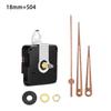 Silent DIY Cross-Border Long Shaft Clock Movement with Walnut Wood Hands - 4 Styles Available