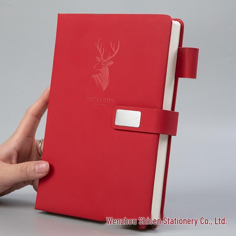 A5 Business Schnallen Notizbuch Set: Benutzerdefinierter Verdickter Notizblock mit Geschenkbox für Büromeetings