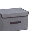 Faltbarer Aufbewahrungsbehälter mit Deckel, Stoff Dekorative Box Organizer Behälter Korb Würfel für