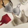 Seamless Lingerie Women's Lift Fixed Cup Comfortable Bra Soft Support Anti-sagging Bra Push Up Bra