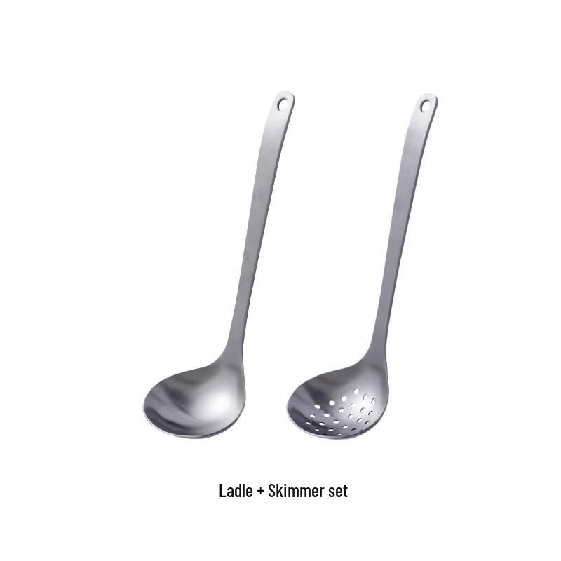 Cmaos Long Handle Hot Pot Ladle and Skimmer Set