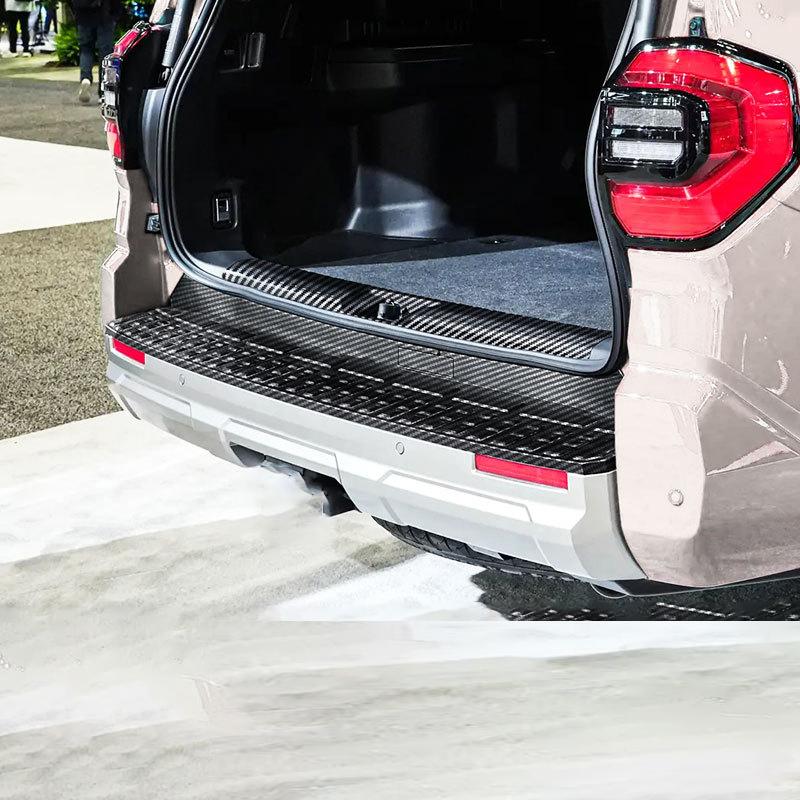 Trunk Door Sill Guard For Toyota 4Runner 2025 Welcome Pedal Anti-Scratch Rear Bumper Protector Trunk Door Sill Cover Accessories