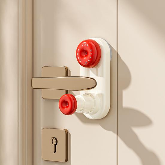Door Stopper Additional Privacy Home Security Baby Proof Door Stop Home Hotel Apartment Dormitory Traveling Safety Adhesive Anti-Theft