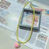 Trend Jewelry Dopamine Colored Apple Strawberry Lemon Fruits Pendant Bead Necklace for Women Y2K Cute Choker Party Necklace