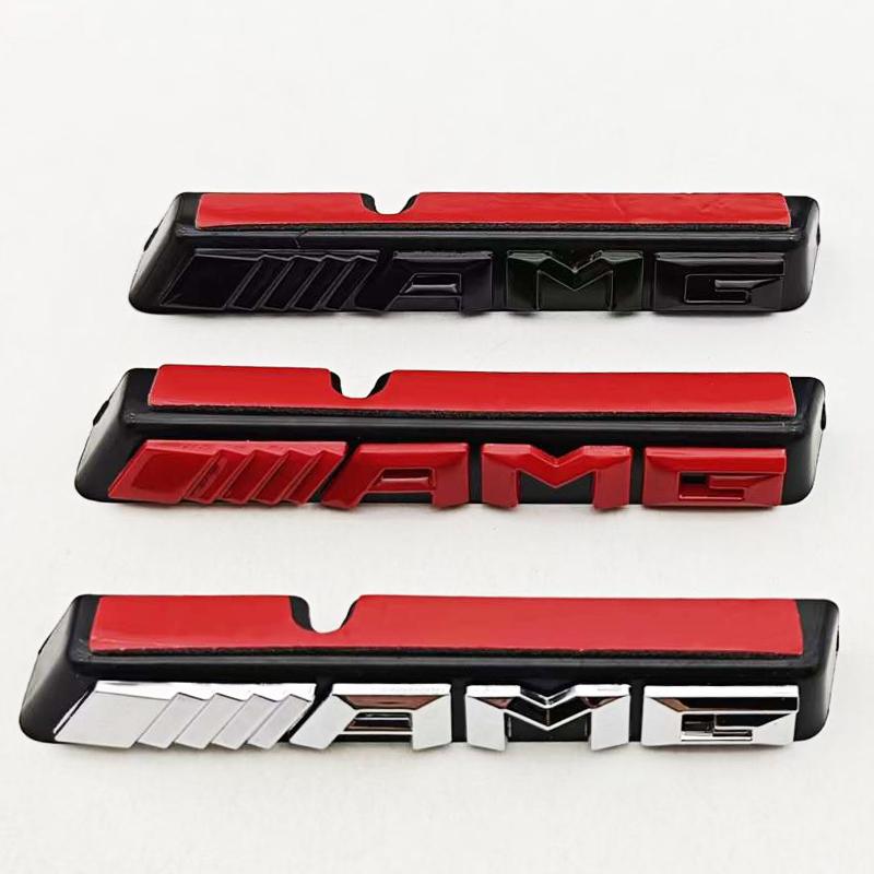1ks 3D ABS Přední mřížka kapoty emblém nálepka odznak dekál styling pro Mercedes Benz AMG Auto doplňky