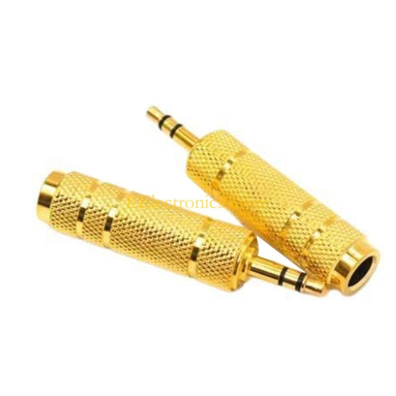 B03C Headphone Adapter 1/8 to 1/4 Audios Adapter for Professional Audios Gear 1pc/3pc