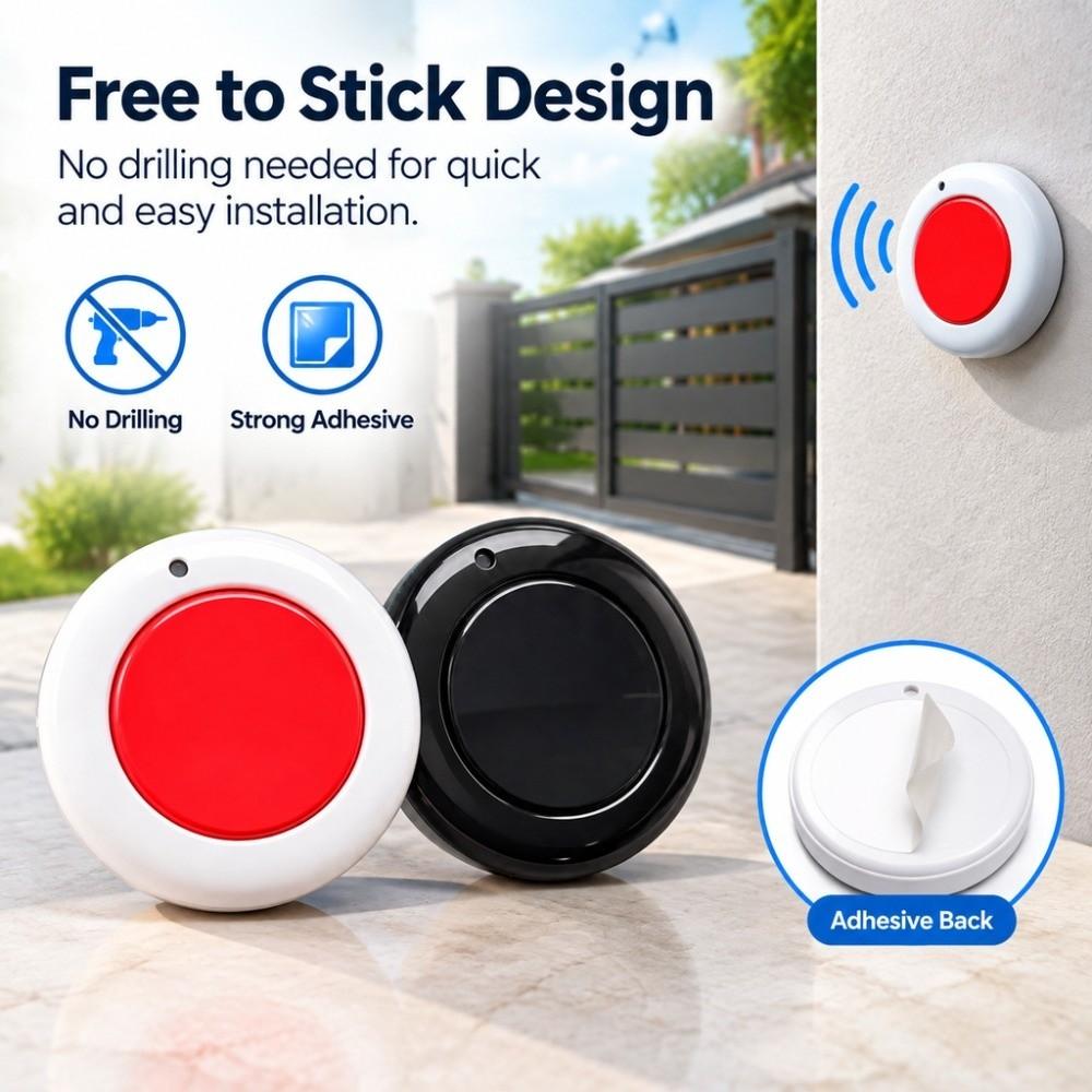 Free to Stick Single Button Remote Control 433MHz Car Gate Remote Control Access Control