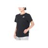 Nike Sportswear Logo Embroidered Crew Neck Short Sleeve T-Shirt Women T-Shirts Black DX7903-010