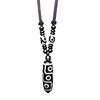Ethnic Clavicle Necklace with 3, 6, and 9-Eyed Dzi Beads - Unisex Spring/Summer Short Chain