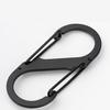 S-Shaped Aluminum Alloy Hanging Buckle Small Carabiner Clip Anti Theft Double Snap Hook Mini Locking Carabiner