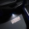 1/2PCS Plaid Performance Car Door Welcome Lights Laser Projector Logo Wireless Sensing For Tesla Model 3 Y X S Car Styling