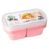 Fangcaodi Japanese Style 1000ml 2-Compartment Disposable Lunch Boxes, 20-Pack