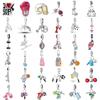 New Copper Charm Fit Original Bracelet Accessories Women Jewelry Sports Series Rugby Football Skateboard Yoga Ball