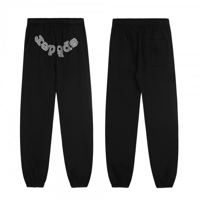 Men Women Casual Hooded Sweatshirt Jogger Pants Set With Foamed Star Letter Print Cotton Blend