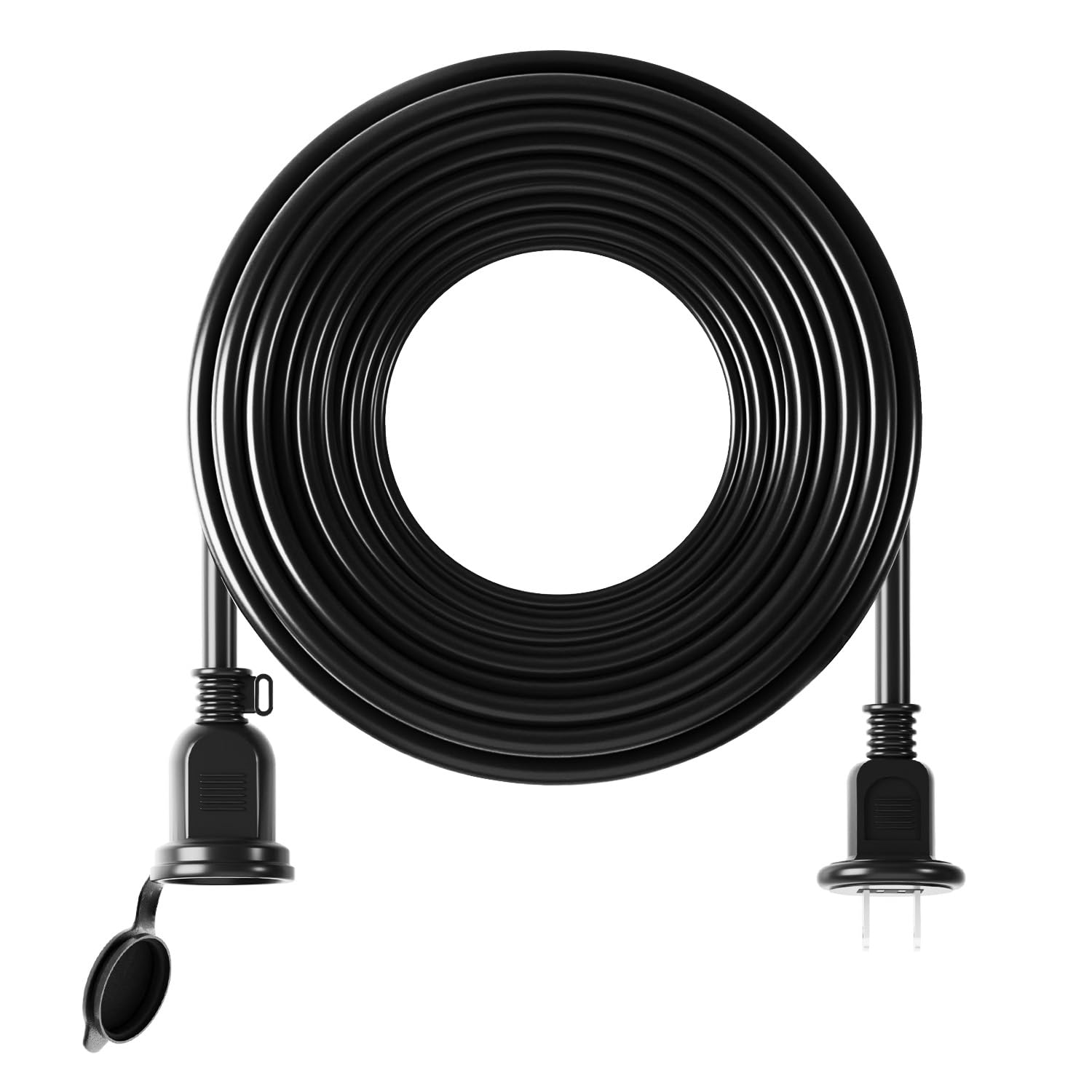 

KOZATO Rainproof Extension Cord, 10M, 12A, 1200W, Waterproof Power Cord, Extension Cable for Outdoor Use, Power Supply Extension, Rainproof Outlet