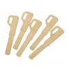 5Pcs Copper Key Embryo Fingerprint Lock Password Lock Super D Key Blank Smart Lock Lengthened Flat Key Blank