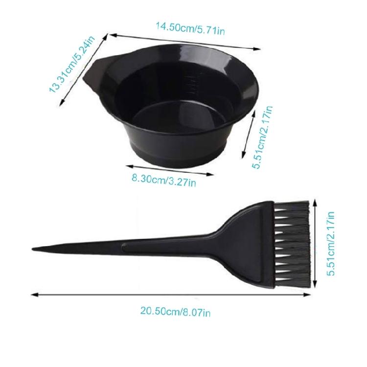 16x/Set Hair Coloring Kits Hair Brushes Hair Clips Hair Dye Tools Easy to Use