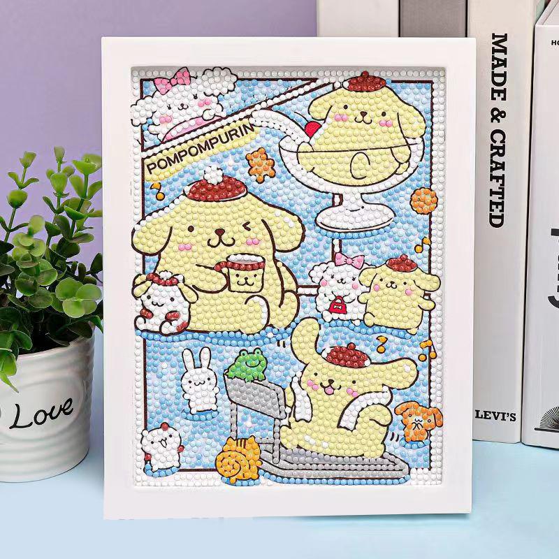 1 Set Diamond Art Home Decor Sanrio Diamond Drawing Hello Kitty Cartoon Full Diamond Mosaic 5D Diy Cross Stitch Kits